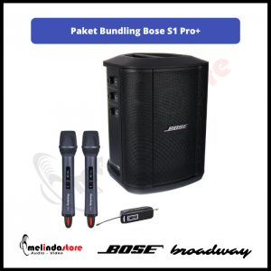 Speaker Aktif Portable Bluetooth Bose S1 Pro + With Mic Broadway